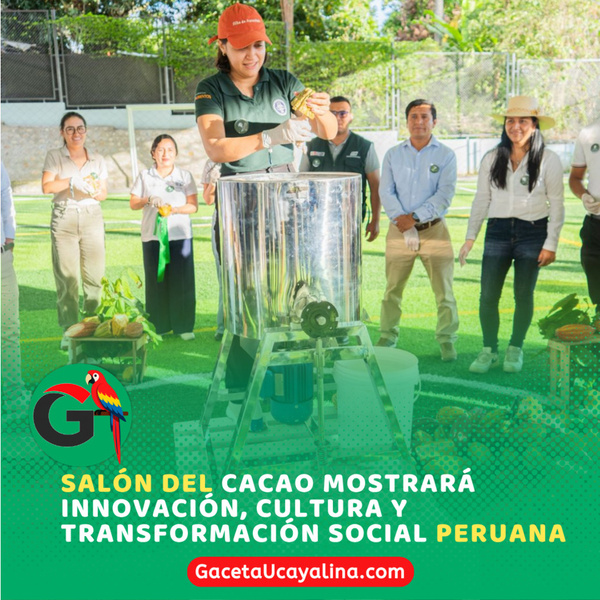 Salón del Cacao mostrará innovación, cultura y transformación social peruana