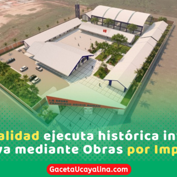 Inician obra millonaria en colegio Francisco Odicio Román en Callería