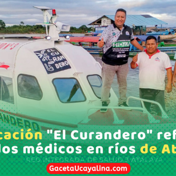 Red de Salud Atalaya opera tercera ambulancia fluvial para emergencias