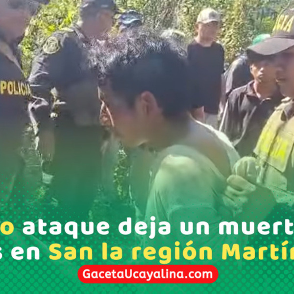 Capturan a sujeto acusado de matar a su cuñado en Alto Mayo San Martín