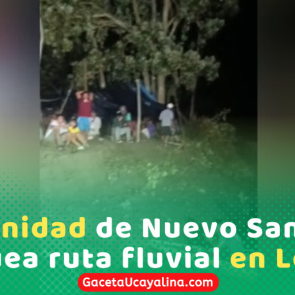Bloqueo fluvial deja varados a pasajeros entre Caballococha e Iquitos