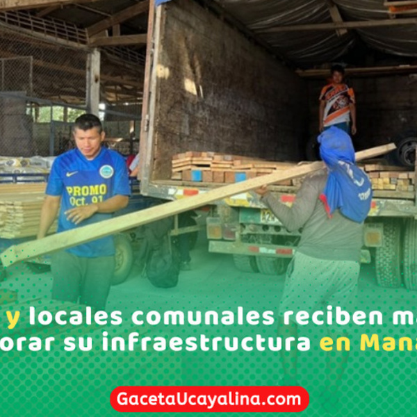 Municipalidad de Coronel Portillo entrega materiales para refaccionar colegios en Manantay