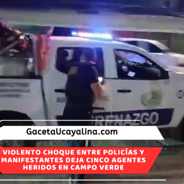 Cinco policías heridos y 11 detenidos tras violento enfrentamiento en Campo Verde