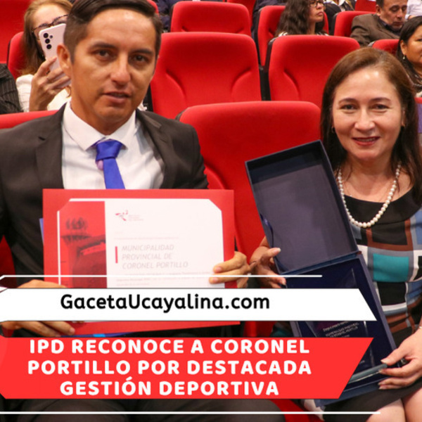 Coronel Portillo obtiene segundo lugar en gestión deportiva municipal