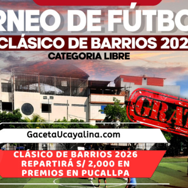 Coronel Portillo anuncia torneo gratuito de fútbol 7 Clásico
