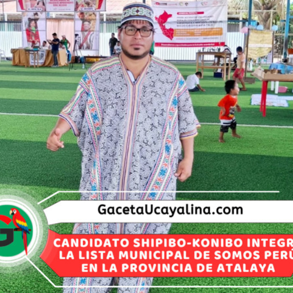 Filimon Ruiz Maynas postula como regidor en la provincia Atalaya en ERM 2026