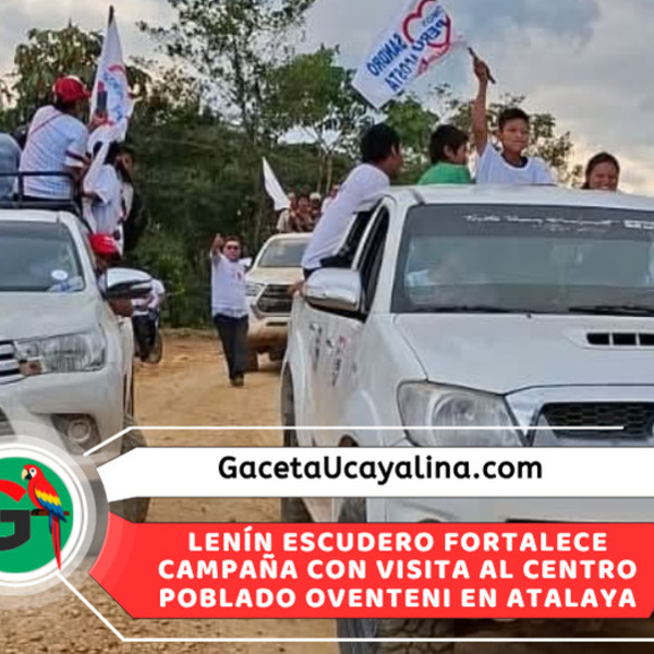 Lenín Escudero y Sandro Acosta recorren Oventeni llevando propuestas y esperanza