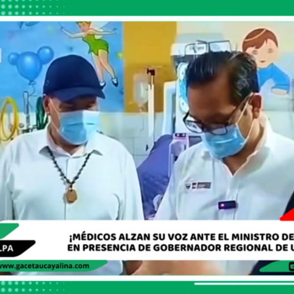 ¡Médicos alzan su voz ante el ministro de salud!
