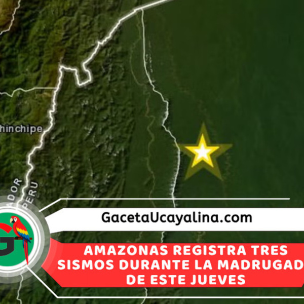 Sismo de magnitud 5.0 remeció Amazonas y sumó tres temblores