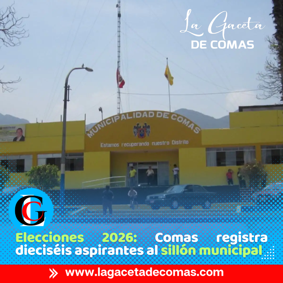 Dieciséis candidatos disputarán la alcaldía del distrito de Comas