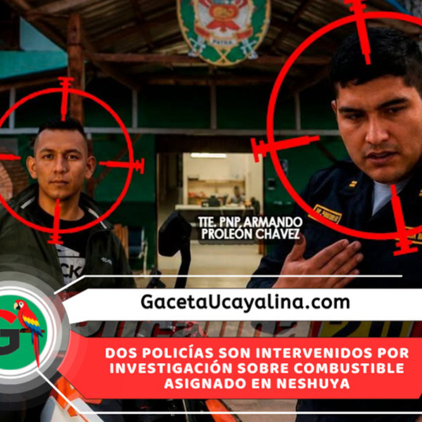 Comisario de Neshuya y suboficial son detenidos por presunto desvío de combustible
