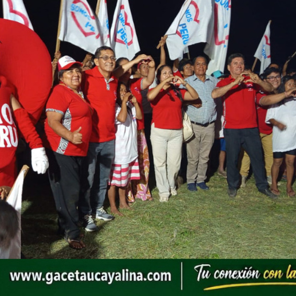 Lenín Escudero cierra campaña electoral junto a simpatizantes en Oventeni