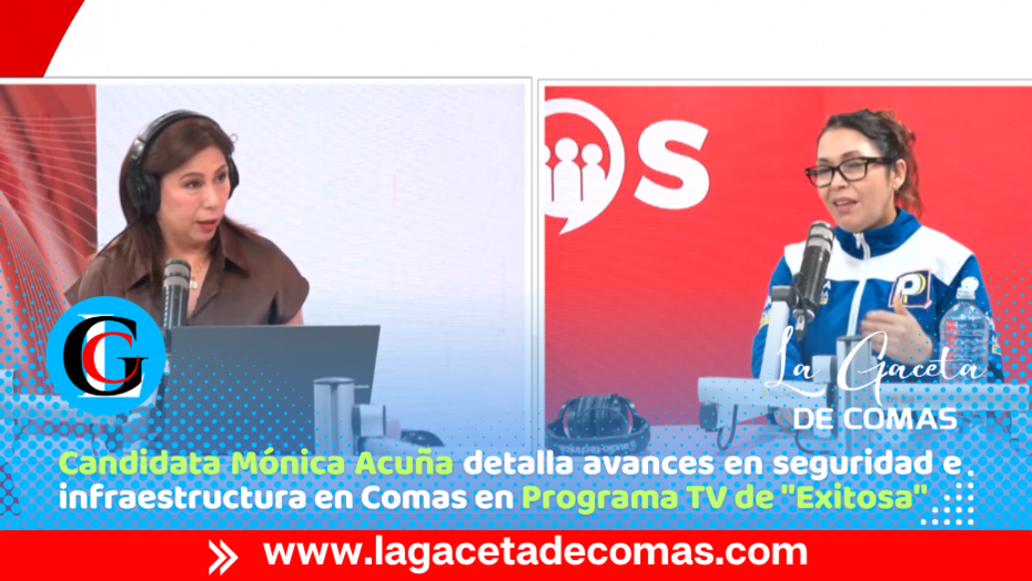 Candidata Mónica Acuña detalla avances en seguridad e infraestructura en Comas en Programa de «Exitosa TV»