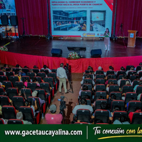 Janet Castagne presentó balance de cuatro años en Coronel Portillo