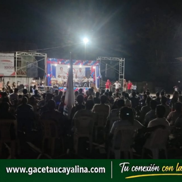 Candidato Lenín Escudero encabezó cierre de campaña en Sepahua