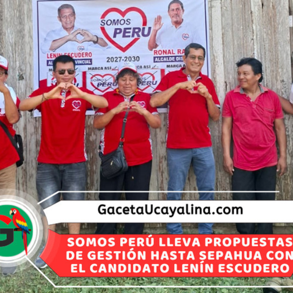 Candidato Lenín Escudero presenta propuestas para Atalaya durante visita a Sepahua
