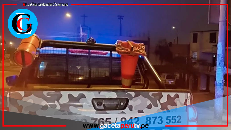 Sicarios aterrorizan Comas con quince disparos en plena calle