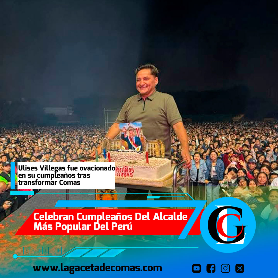 Celebran cumpleaños del alcalde más popular del Perú