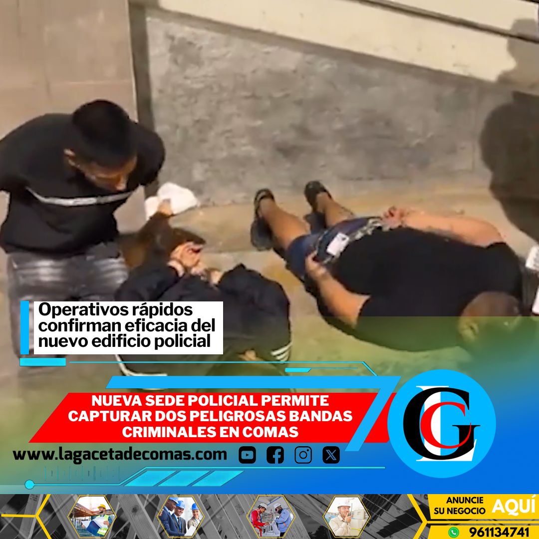 Nueva sede policial permite capturar dos peligrosas bandas criminales en Comas