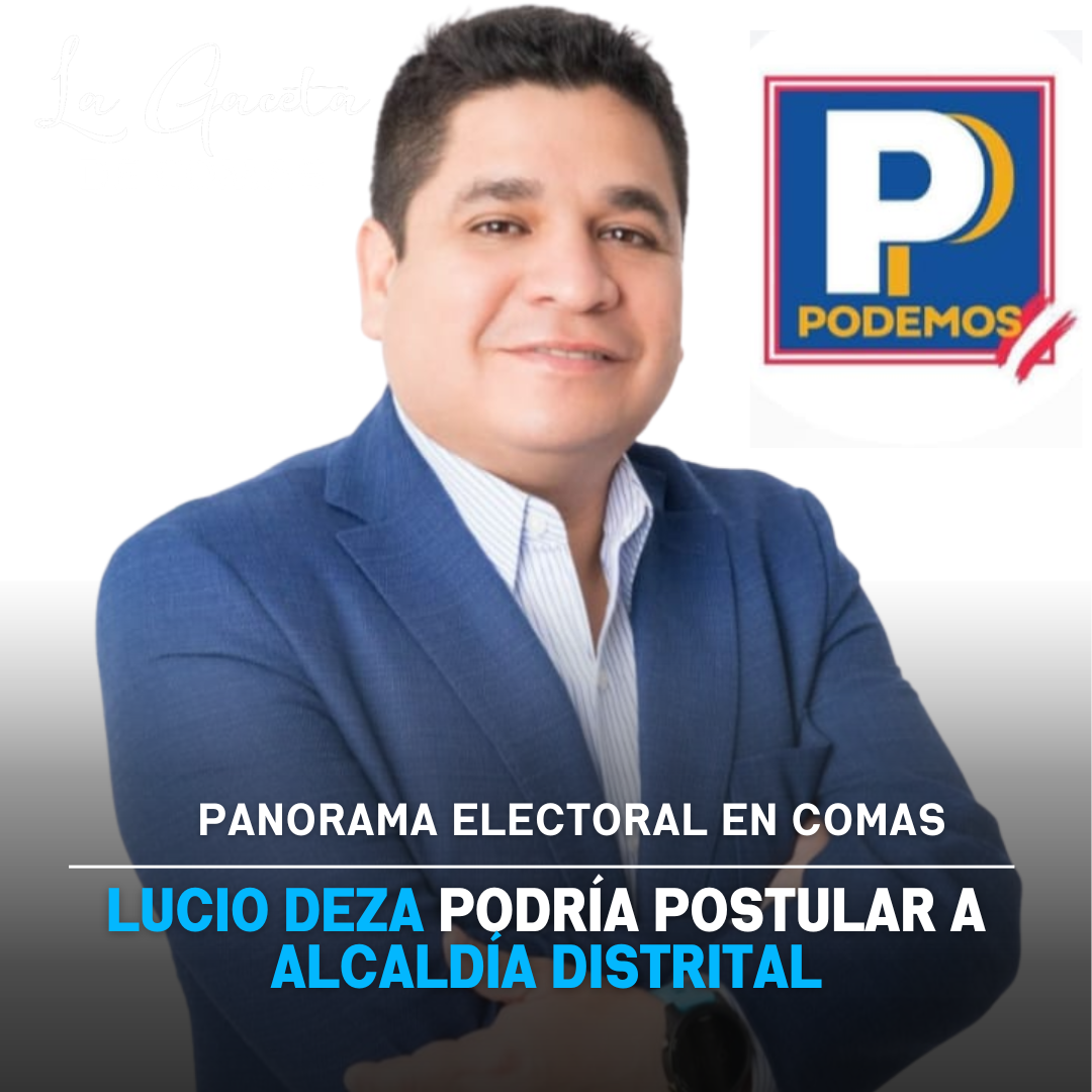 Lucio Deza suena fuerte para Alcaldía de Comas