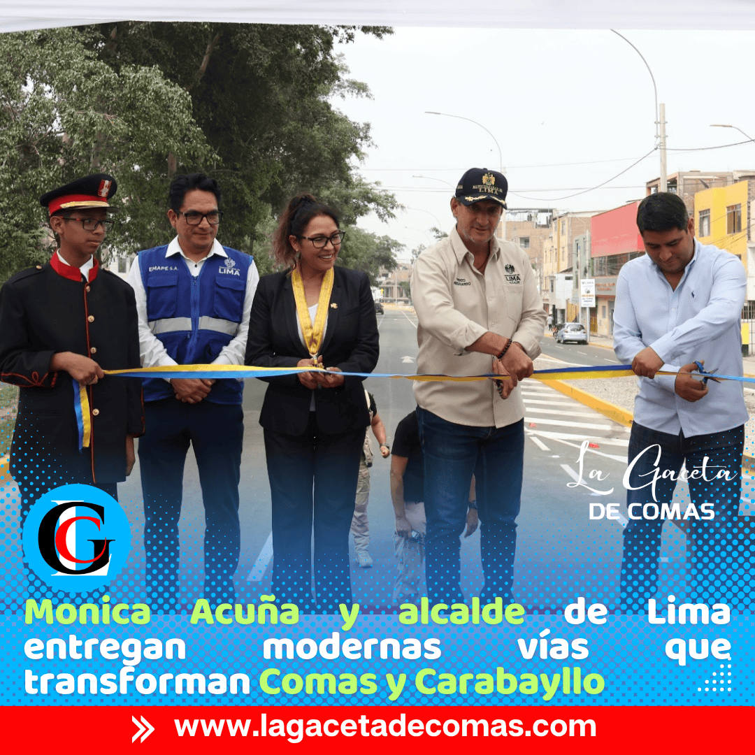 Alcaldesa Monica Acuña y Reggiardo entregan obras que benefician a un millón