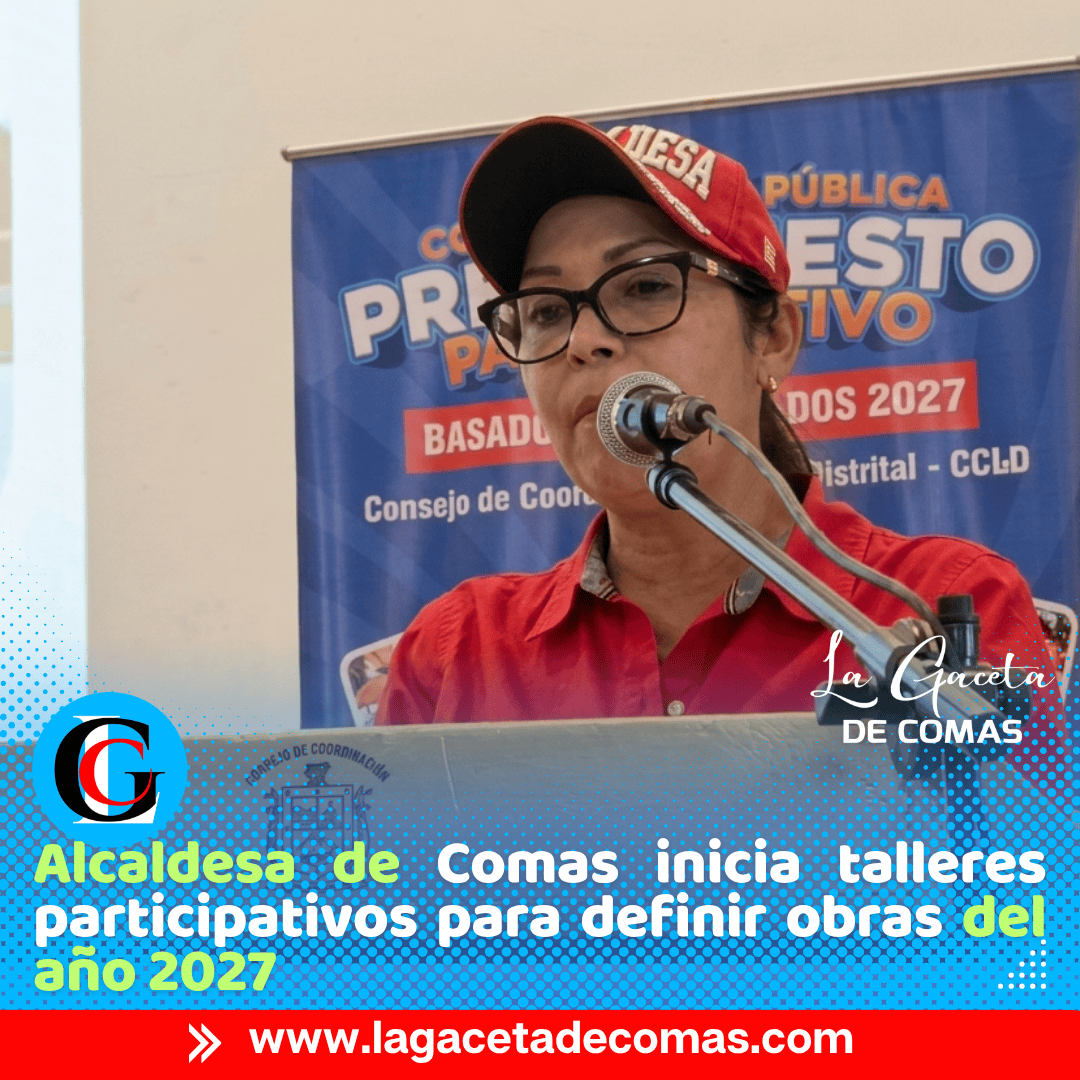Comas inicia talleres participativos para definir obras del año 2027