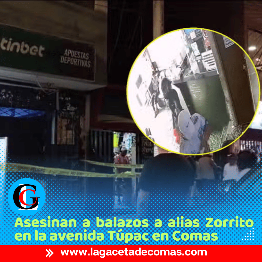 Sicario armado asesina a un joven dentro de casa de apuestas en Comas