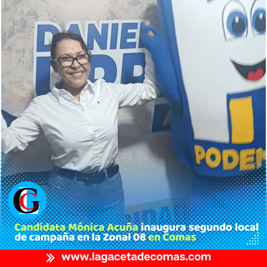 Candidata Mónica Acuña inaugura segundo local de campaña en la Zonal 08 en Comas